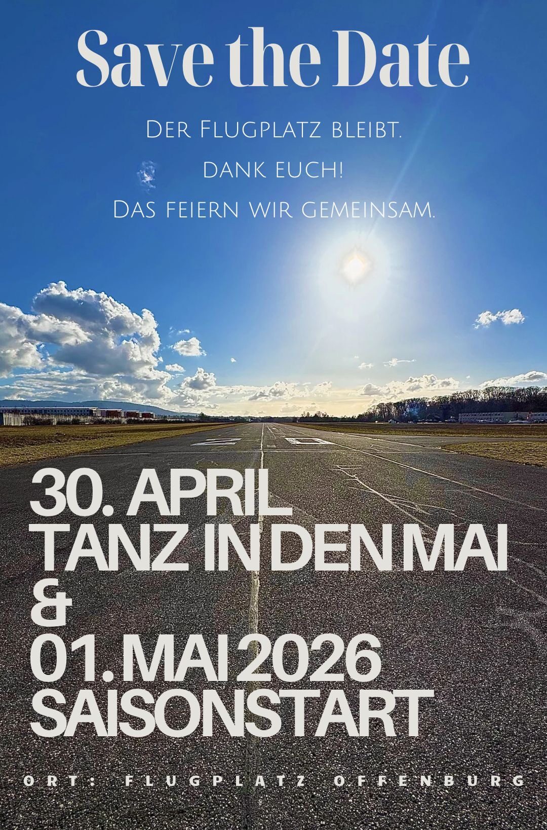 Veranstaltung-30April-und-01Mai Save the Daten-Einladung am 30 April und und 01 Mai